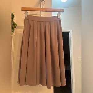 Philosophy A-Line Skirt in Classic Tan